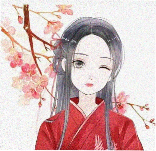 留言用户头像，铜棕描边圆形
